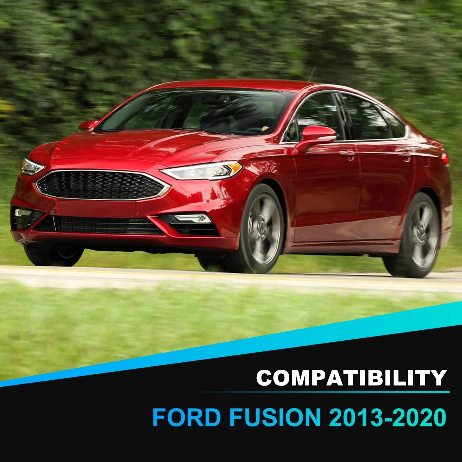 OLANGDA باب مرآة الرؤية الخلفية عدسة ساخنة مرآة الرؤية الخلفية الزجاج عاكس محدب الزجاج لفورد فيوجن 2013-2020 DS7Z17K707F DS7Z #2