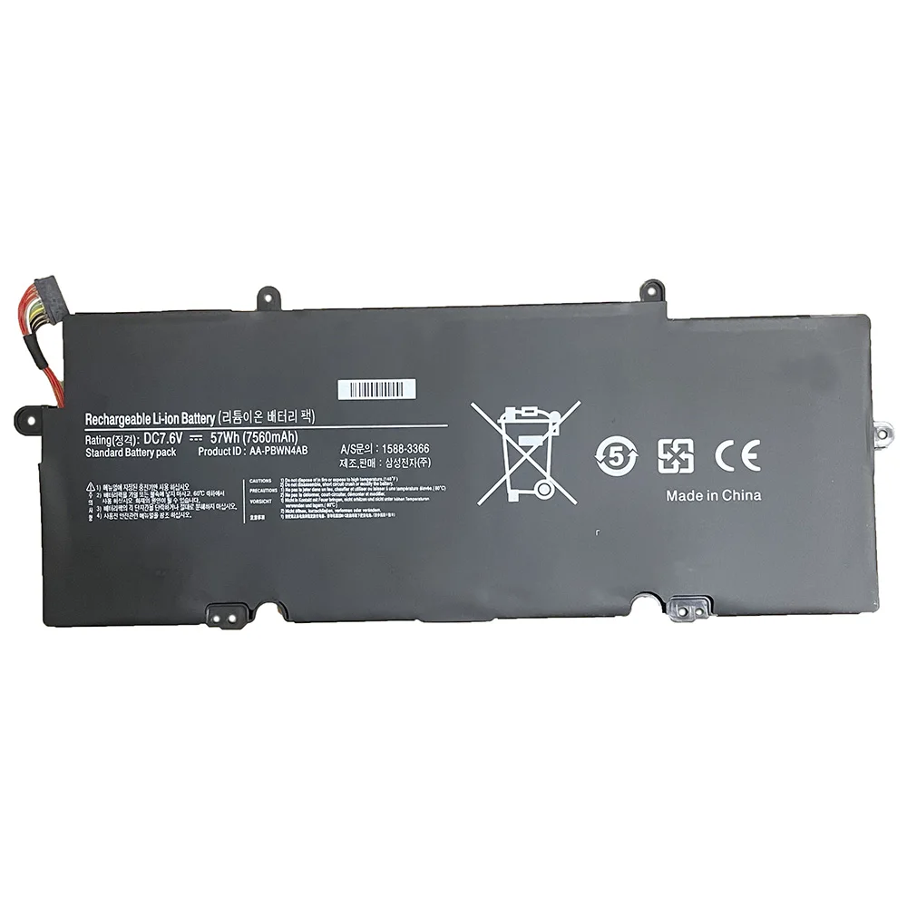 Imagem -02 - Bateria para Samsung 7.6v 57wh Np530u4e Np540u4e Np730u3e-k01nl K01pl S04de X03de Np740u3e-a01fr Aa-pbwn4ab