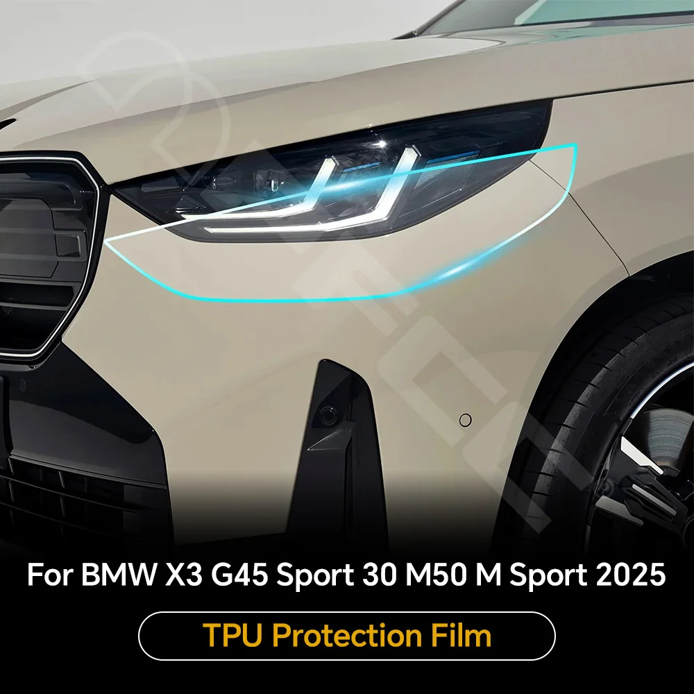 

Headlight Rearview B C Pillar TPU Protection Film For BMW X3 G45 2025 Pre-cut PPF Clear Bra Anti-scratch Invisible Resistant Kit
