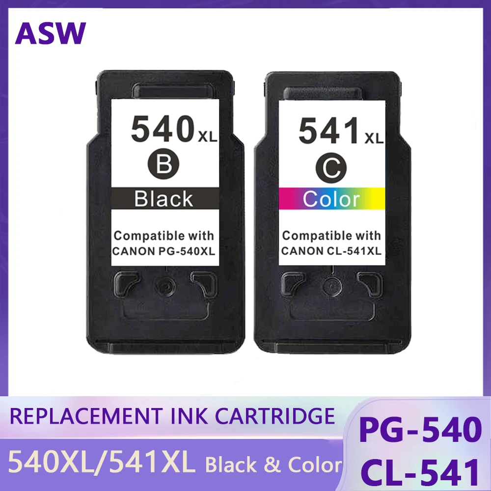 asw para canon pg540 pg540 cl541 cl 541 cartuchos de tinta pg 540 cl 541 pixma mg3250 mg3255 mg3550 mg4100 mg4150 mg4200 mg4250 01