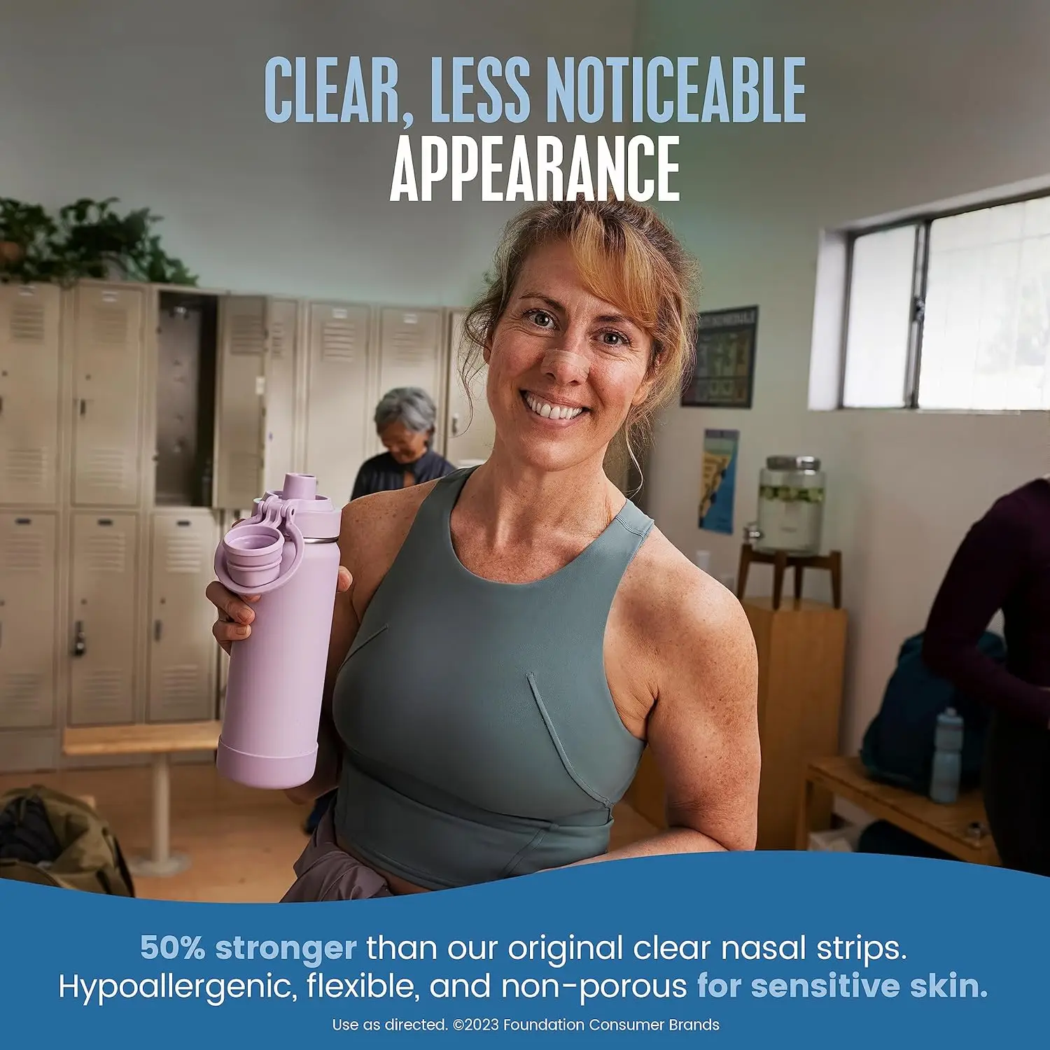 شرائط الأنف قوة إضافية واضحة للبشرة الحساسة محلول الشخير الخالي من المخدرات وتخفيف احتقان الأنف كسبب البرد والحساسية