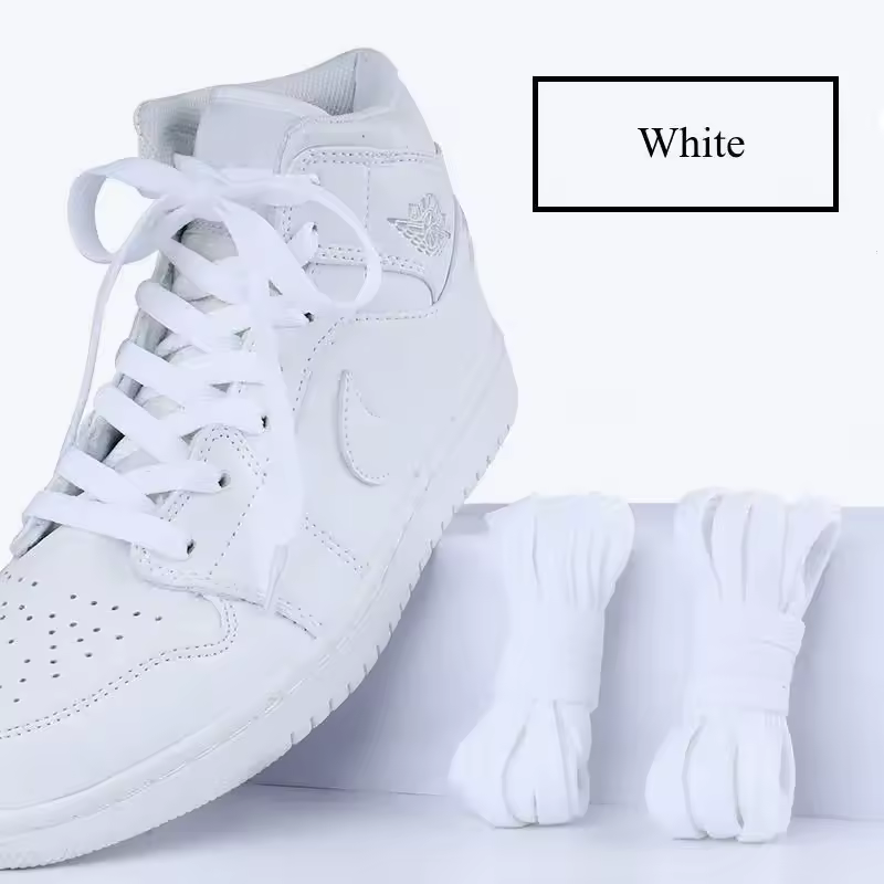 1 pair flat shoes Solid color shoelaces Canvas shoes sports and leisure shoelaces length 100/120/140/160/180cm Shoe accessories - Image 21