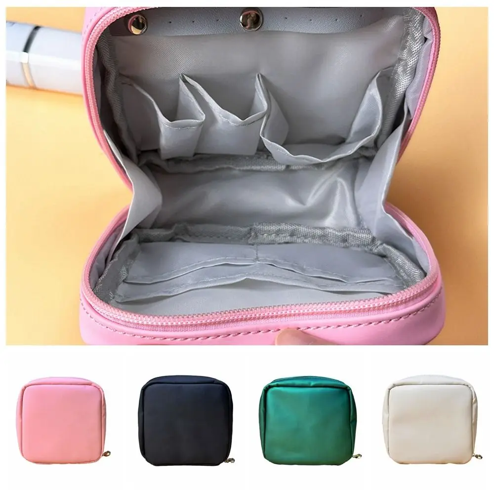 Women Makeup Bag Pu Leather Waterproof Cosmetic Bag High Capacity Portable Women Travel Lipstick Jewelry Organizer Toiletry Bags