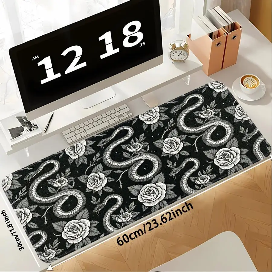 Waterproof Mouse Pad Game Console Pad Computer Laptop Pad Desk accessories Keyboard Mouse Pad office Pad Flower Snake