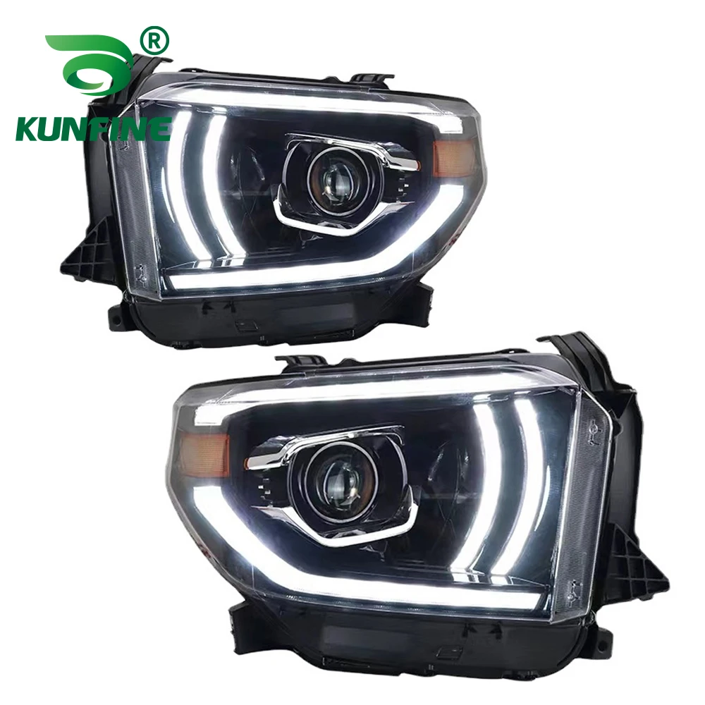 

Pair of Car Styling Car Headlight Assembly For Toyota Tundra 2015-2020 LED Head Lamp Car Tuning Light Parts Plug And Play