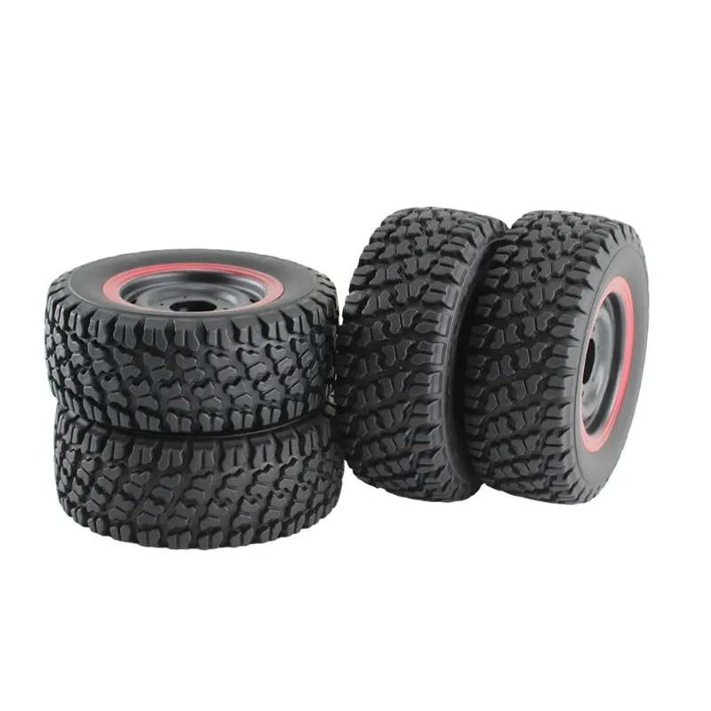 AS96-4Pcs RC Car 82Mm Off-Road Tires For SCY 16103 16103PRO 16106 16106PRO 1/16 RC Car Accessories