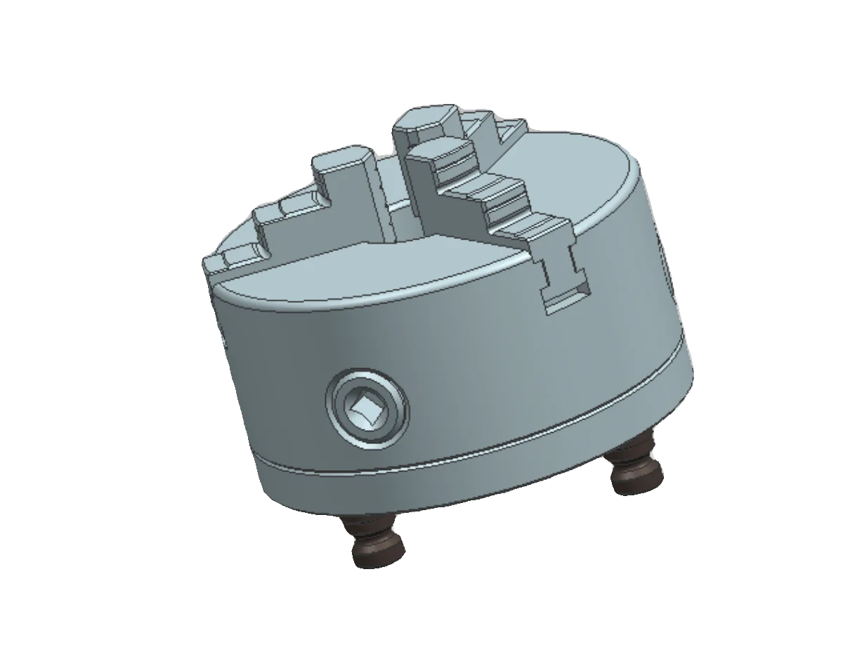 Diameter 160 Manual 3-jaw chuck bottom