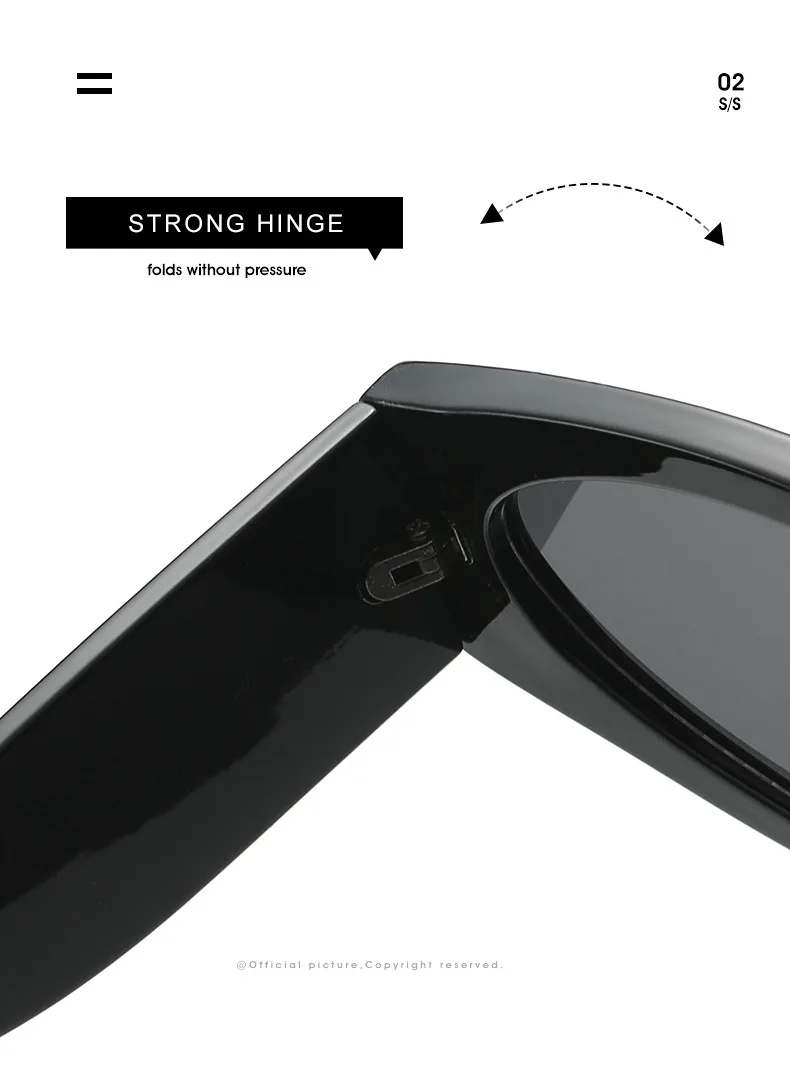 Neue Vintage Cat-Eye Sonnenbrille für Damen und Herren, Marken-Rundbrille, Ovale Sonnenbrille für Männer und Frauen – Detail 13