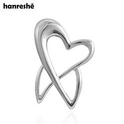 Hanreshe Creative Heart Tooth Brooch Pins Medical Lapel Silver Plated Badge Dental Dentist Jewelry Gift for Doctor Nurse