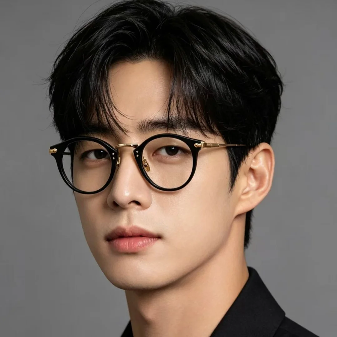 

Retro Eyeglasses for Man Vintage Oval Gregory Spectacle Fashion Glasses Frame High Frame Acetate Eyeglasses for Woman