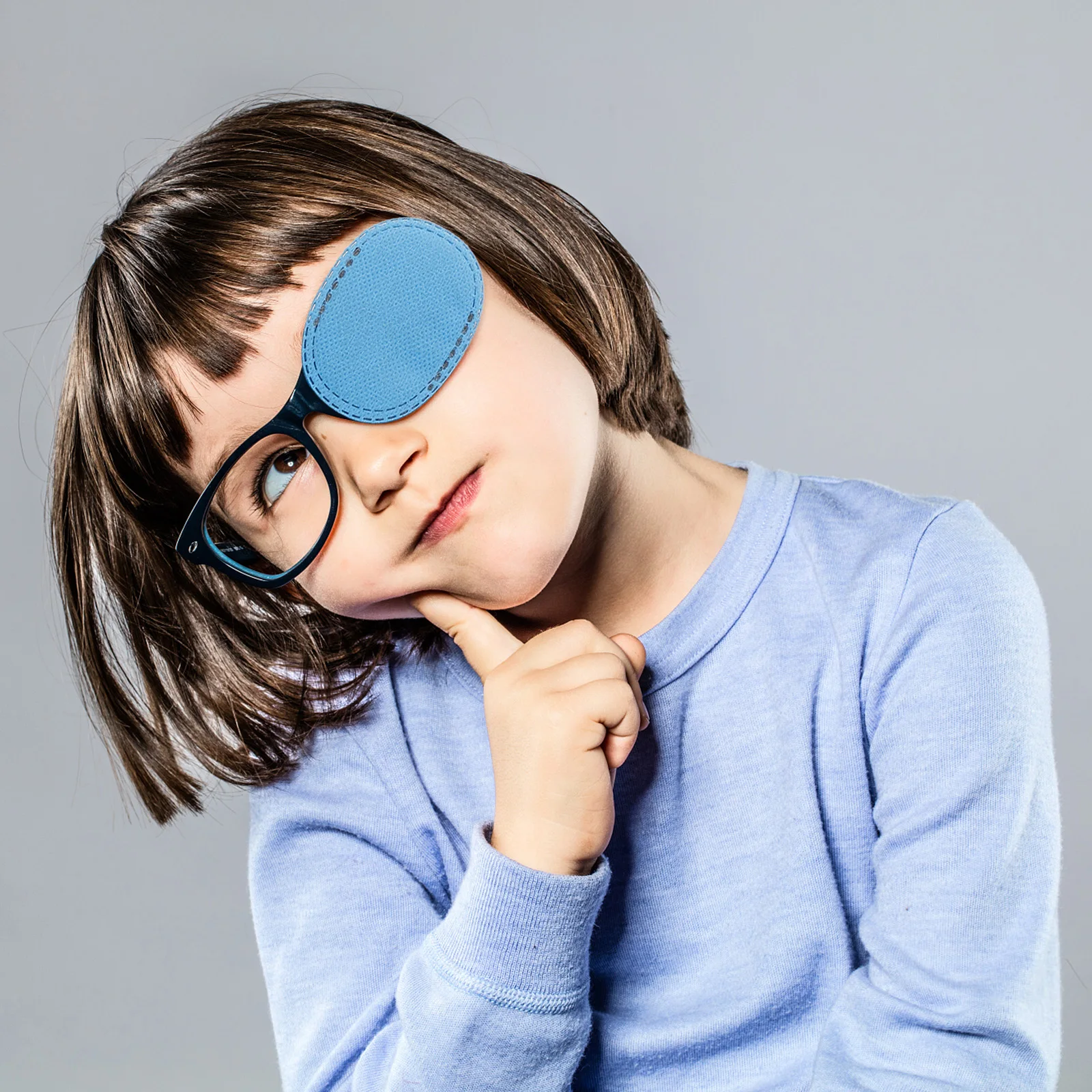 

9 пар детских повязок на глаз, затеняющий чехол для детей, очки для век, монокуляр, педиатрическая амблиопия, ленивое, удобное дыхание