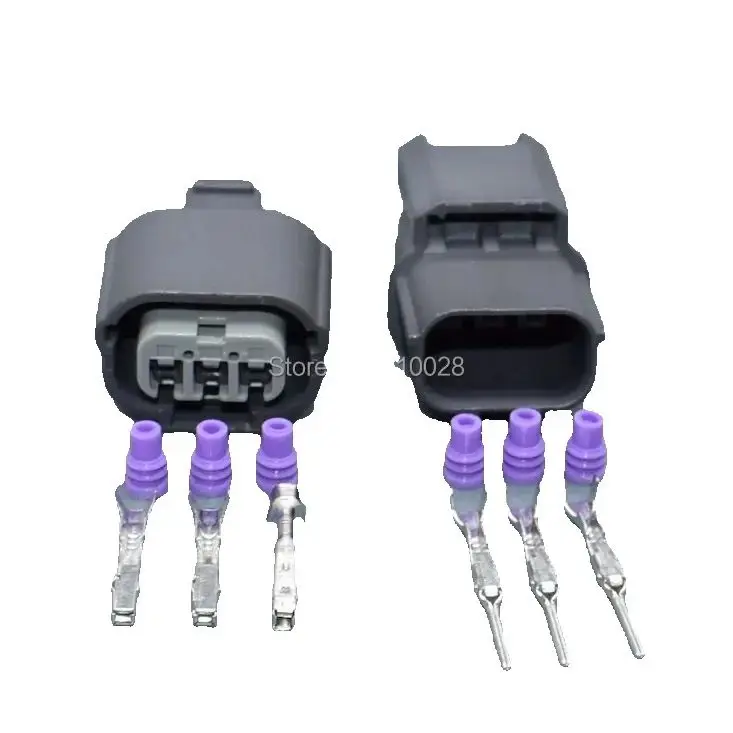 worldgolden 3pin male female headlight Acura ignition coil connector 6189-0968 6918-1833 For Honda Civic City Toyota