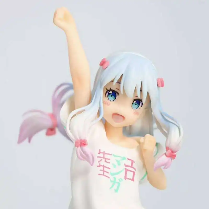 24 ซม.อะนิเมะใหม่ Ques Q Eromanga Sensei Sagiri Izumi Ending โหมด Meruru เสื้อยืด Ver Pvc Action Figure และ Sagiri Izumi เซ็กซี่รูป