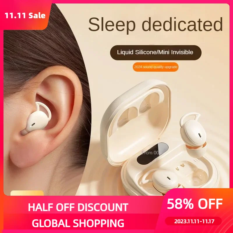 

New M72 mini invisible sleep Bluetooth headset ultra-long standby ultra-small ultra-light universal headset