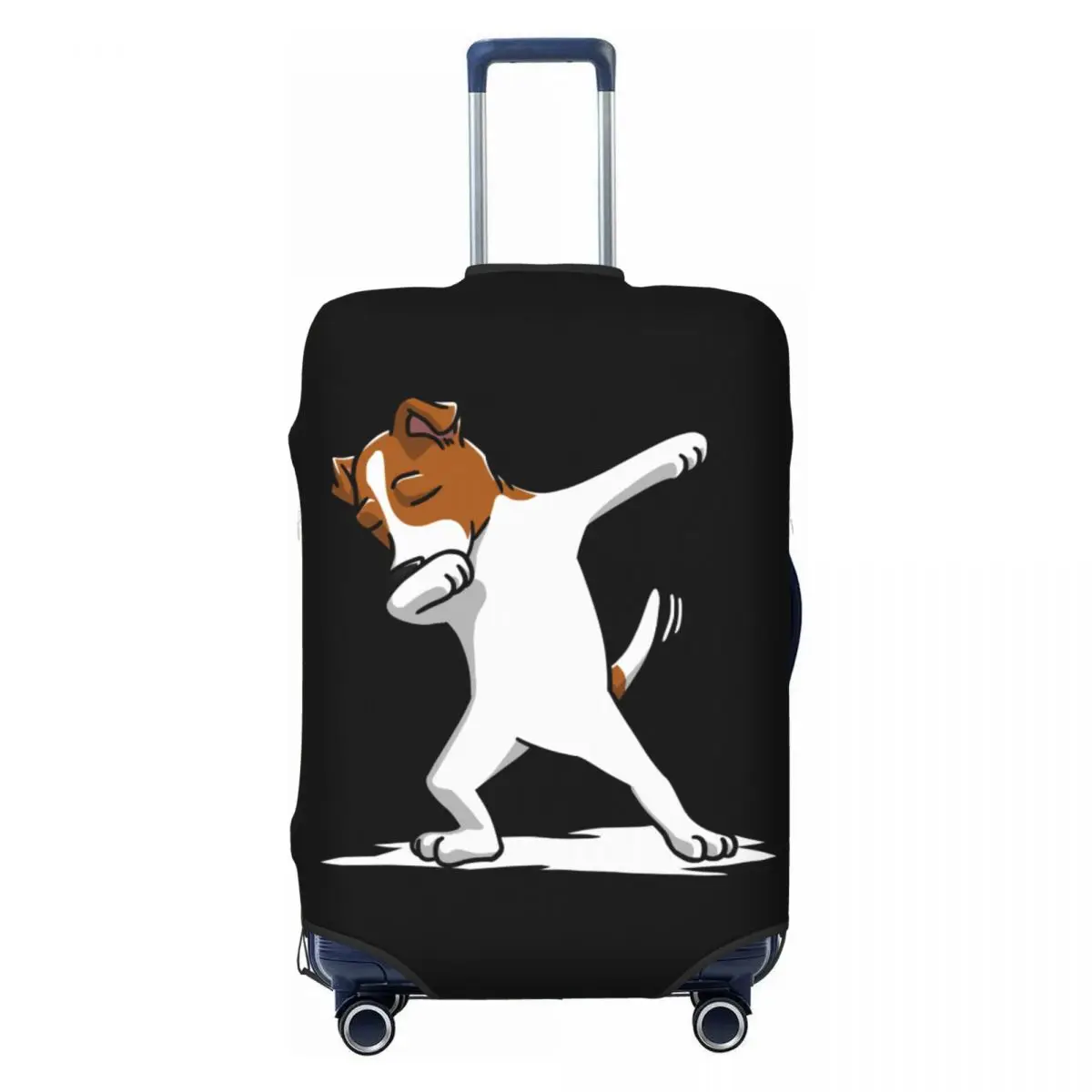 

Jack Russell Terrier Suitcase Cover Washable Puppy Dog Pet Luggage Covers Protector for 18-32 inch