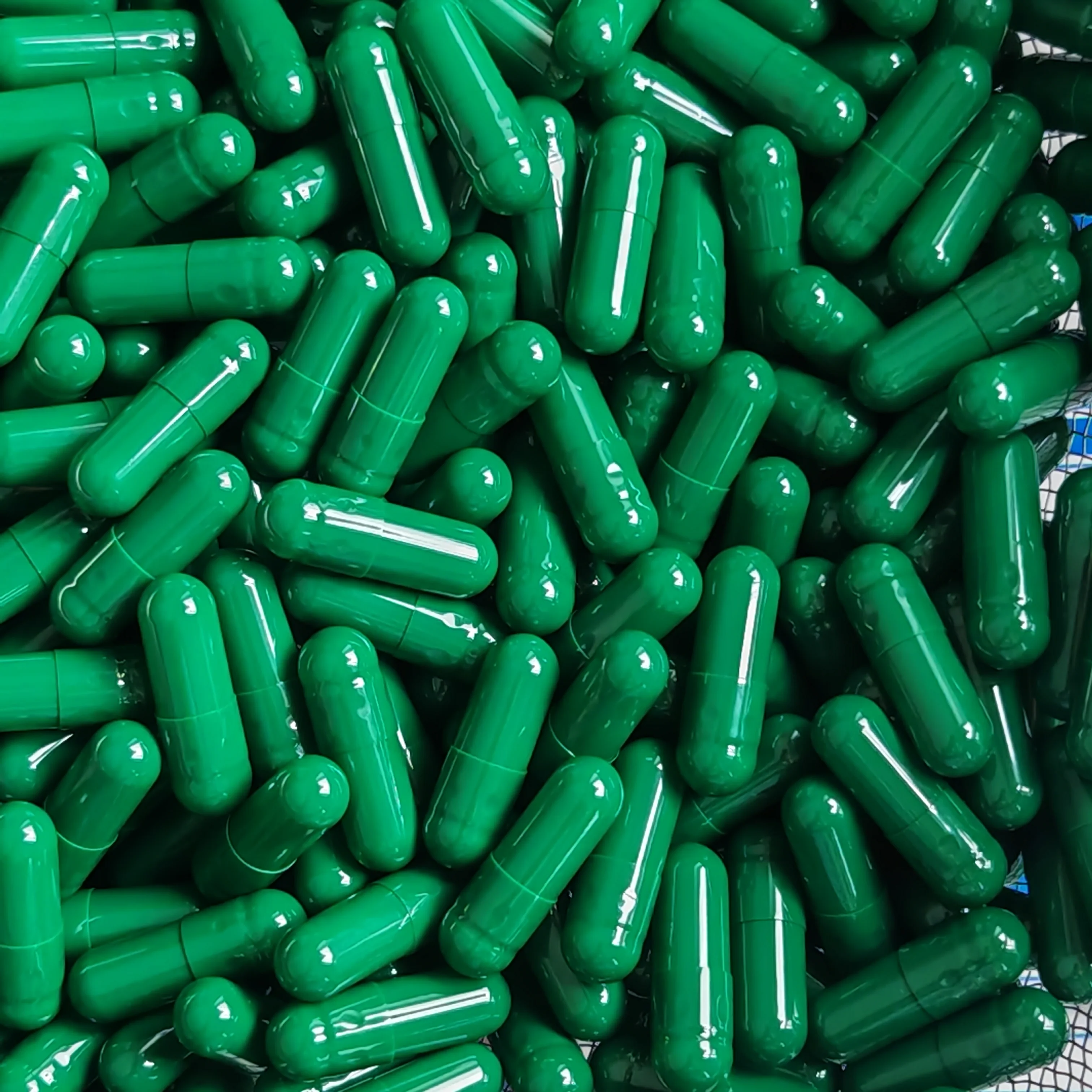 0# 2,000pcs! Dark Green Colored HPMC Vegetable Empty Capsules,Vegetarian Capsules! closed or seperated capsules available!