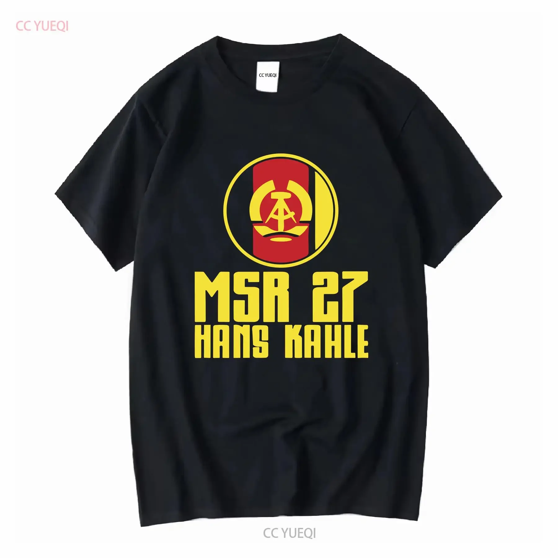 MSR 27 Hans Kahle Motorized Shooter Regiment GDR NVA T Shirt 15971 long or short sleeves vintage Washed Versatile Slightly