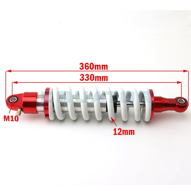 330mm Motorcycle Shock Absorber of Moto Suspension Moto Cross Accessories for Thumpster Motorbike Dirt Pit Bike ATV QUAD