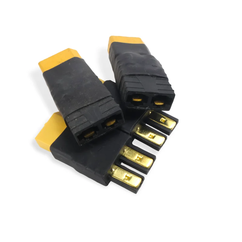 Novo adaptador 6pcsxt60 plugue macho para trx macho/t fêmea para xt60 fêmea para helicóptero rc quadcopter lipo bateria plug conector