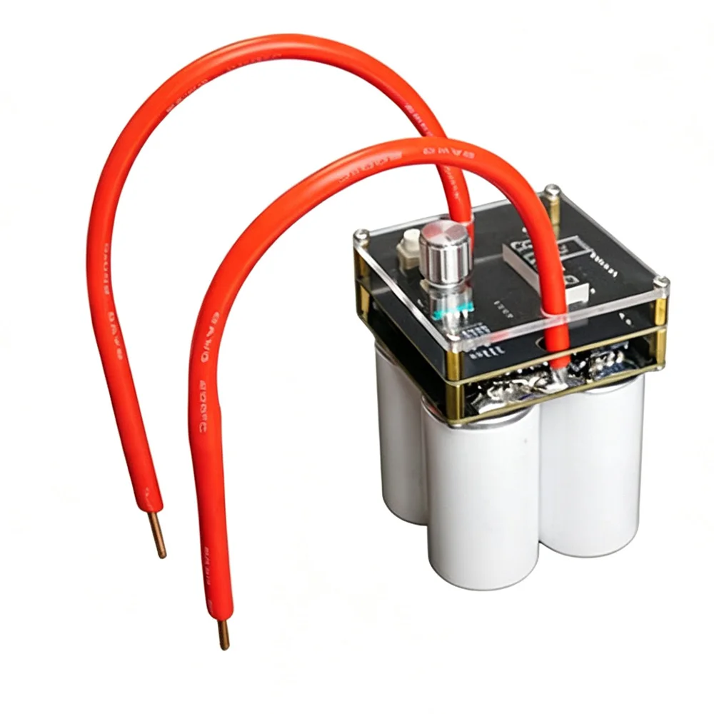 High Power DIY 18650 Battery Spot Welder 110‑220V Dual‑Pulse 4 Farad Capacitor Spot Welder