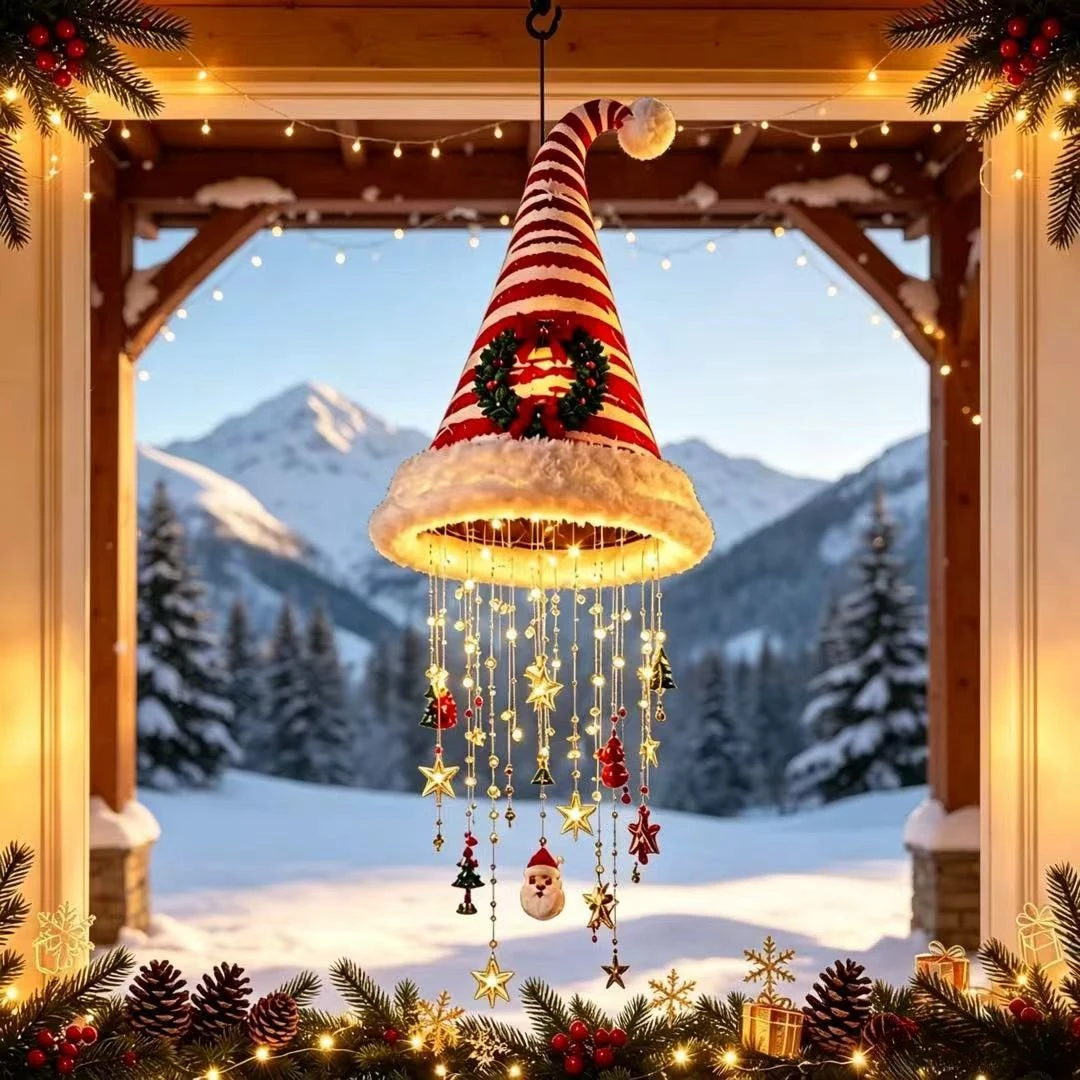Christmas Hat Hanging Pendant - огляд і ціна Pendant Lighting Christmas Decor