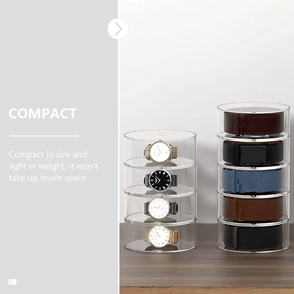 

Acrylic Organizers Belt Holder Waistband Organizer Shopping Mall Belt Box Watches Display Box