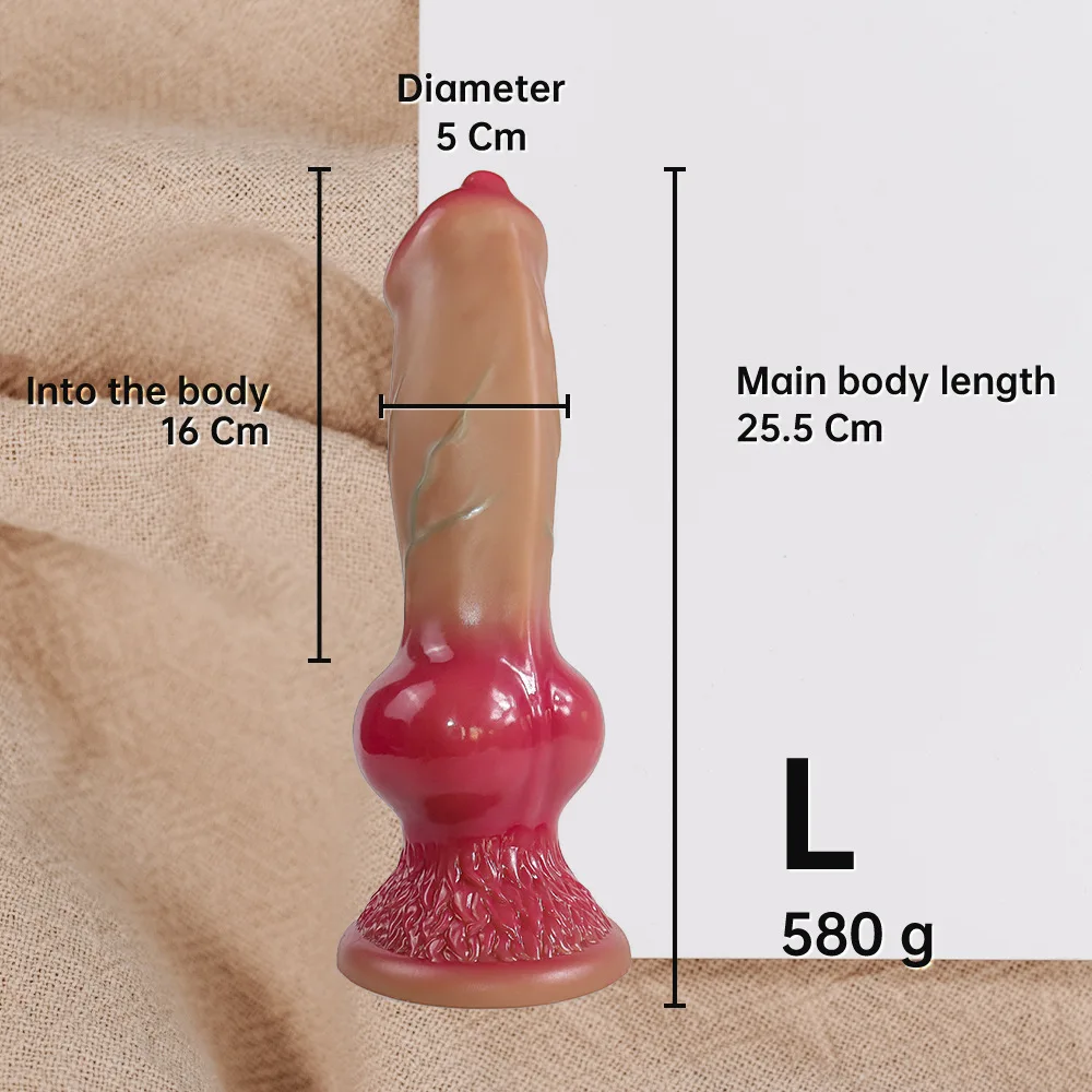 Huge Silicone Animal Dildo Anal Plug Prostate Sex For Men Women Suction Cup Adult Supplies Large Butt Plug Dog Knot Dildo Xxl