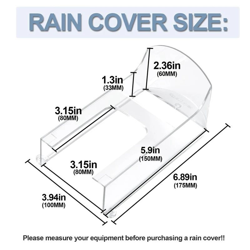 Imagem -05 - Capa de Chuva Impermeável para Modelos de Anel Campainha de Plástico Protetor Protetor Campainhas de Vídeo Adequado