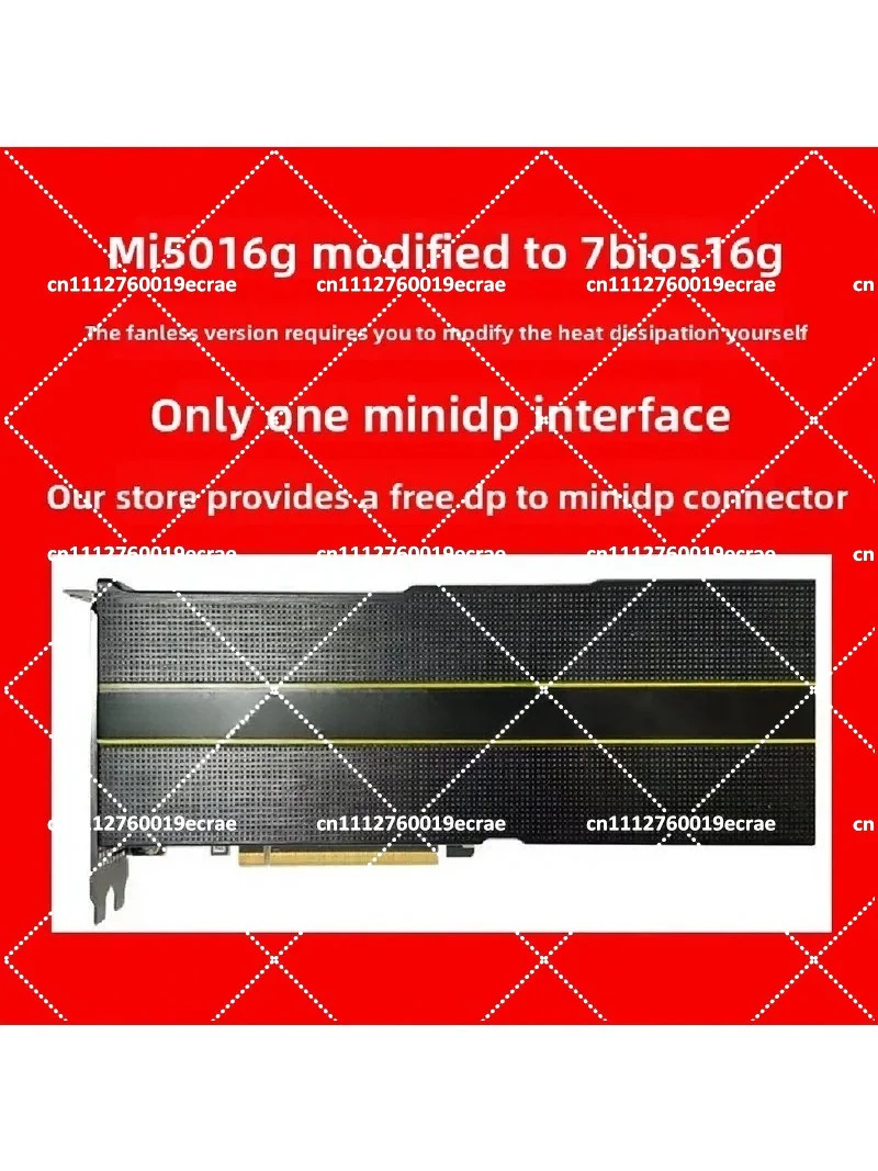 16G Gaming Graphics Card BIOS For Desktop PC Computer Game Graphics Card