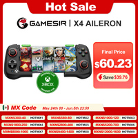 Gamesir X4 Aileron Bluetooth Mobile Cloud Gaming Controller Gampad for Android Hall Effect Joystick Seamless Wireless Connection