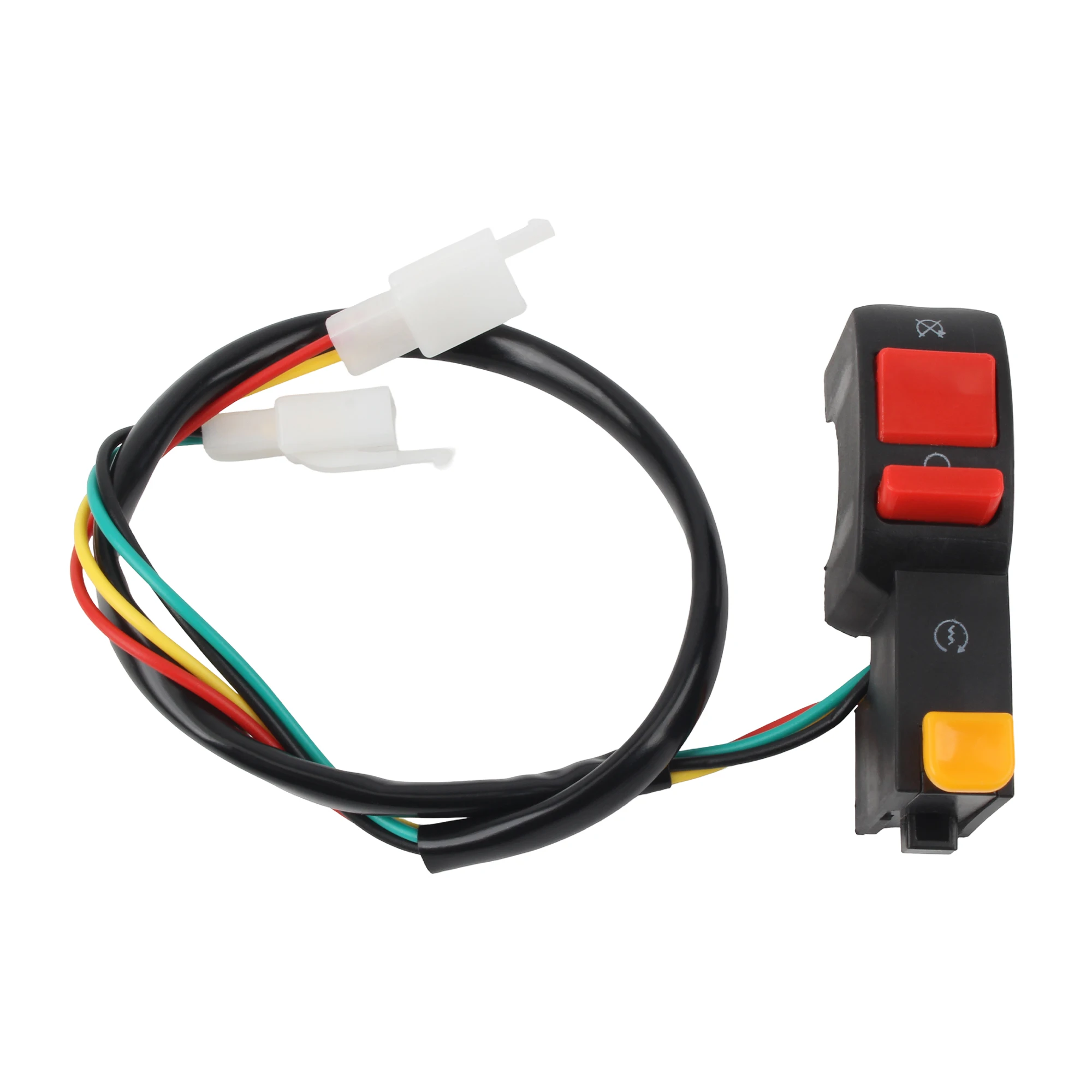Motorcycle Electric Start Dirt ATV Quad Bike On-Off Toggle Switch Push-Button Stop On Off Button Kill Starter Switch Accessories