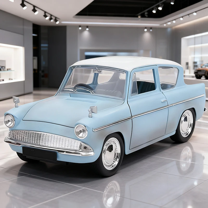JADA 1:24 Ford Anglia 1959 coche de aleación fundido a presión y vehículos de juguete modelo de coche modelo a escala en miniatura coche para niños
