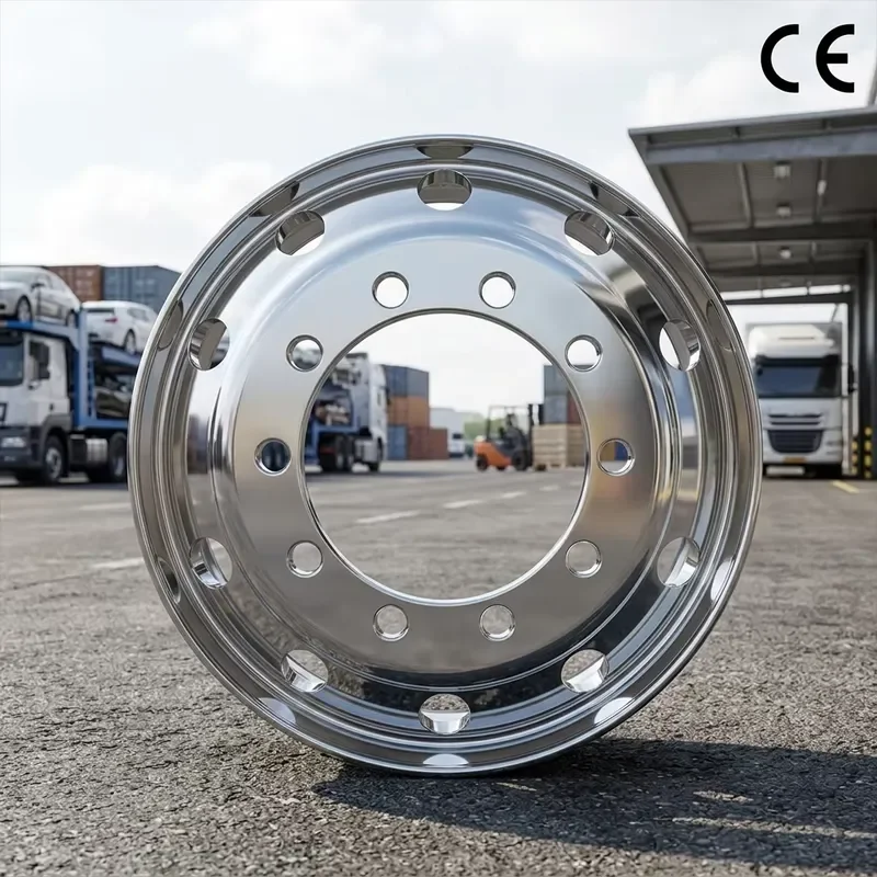 Custom New Forged Alloy Wheels 9.0-22.5/10-Hole Aluminum Trailer Truck Rims ISO 9001 Certified