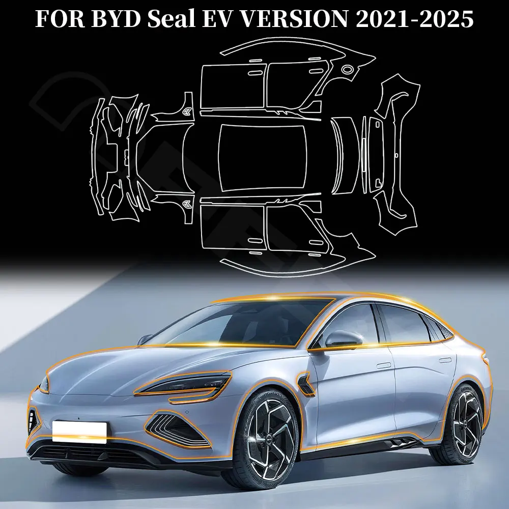

PPF For BYD Seal EV Version 2021 2022 2023 2024 TPU Paint Protection Film Car Body Sticker Anti-scratch Protective Accessories