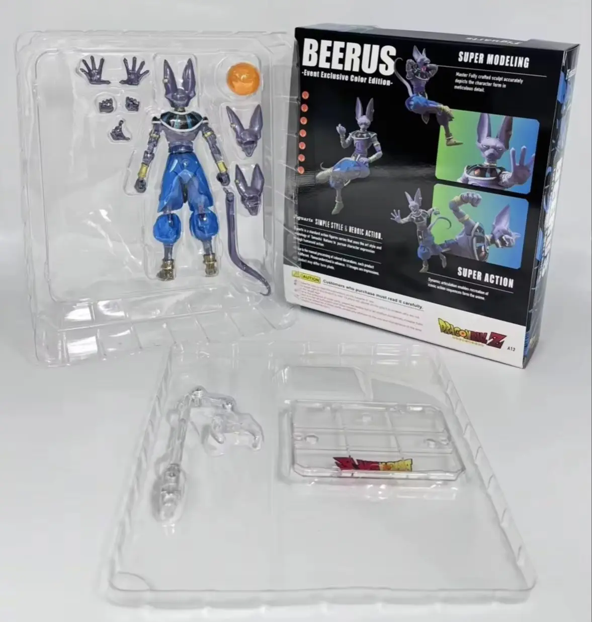 Dragon Ball Large Size Beerus God of Destruction Venue Exclusive Figure Action Model Gift for Boys Collectible Ornament