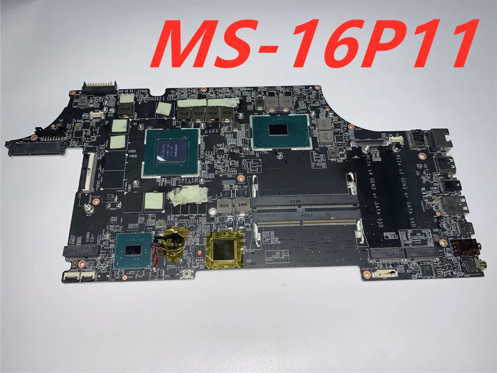 

MS-17C11 MS-16P11 FOR MSI GE73VR 7RF RAIDER GE63VR LAPTOP MOTHERBOARD WITH I7-7700HQ AND GTX1070M Works Perfectly