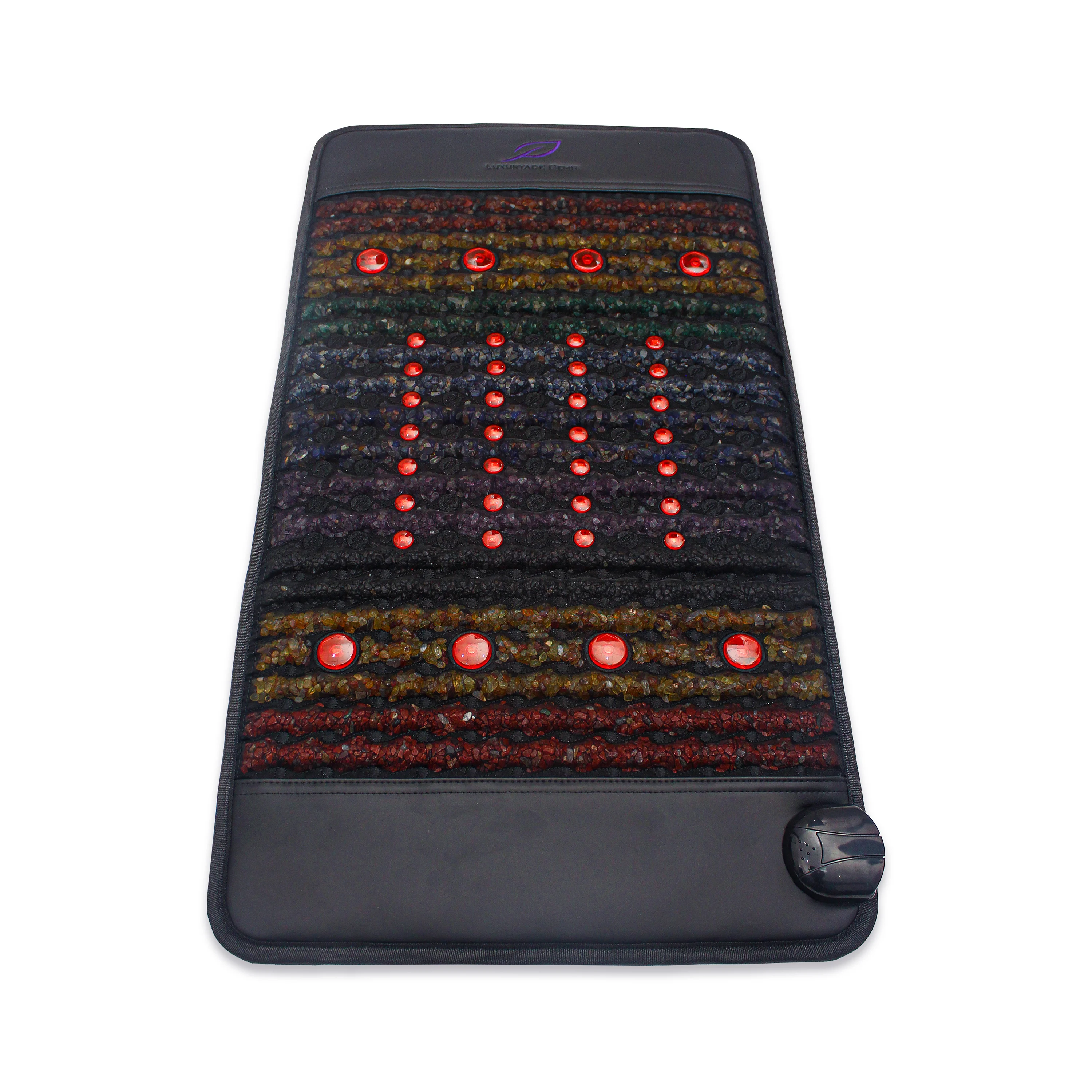 Mini Therapy Pad Photon Red Light Mat Far Infrared Massage Mattress with 30-70 Temperature & 1-12H Timer