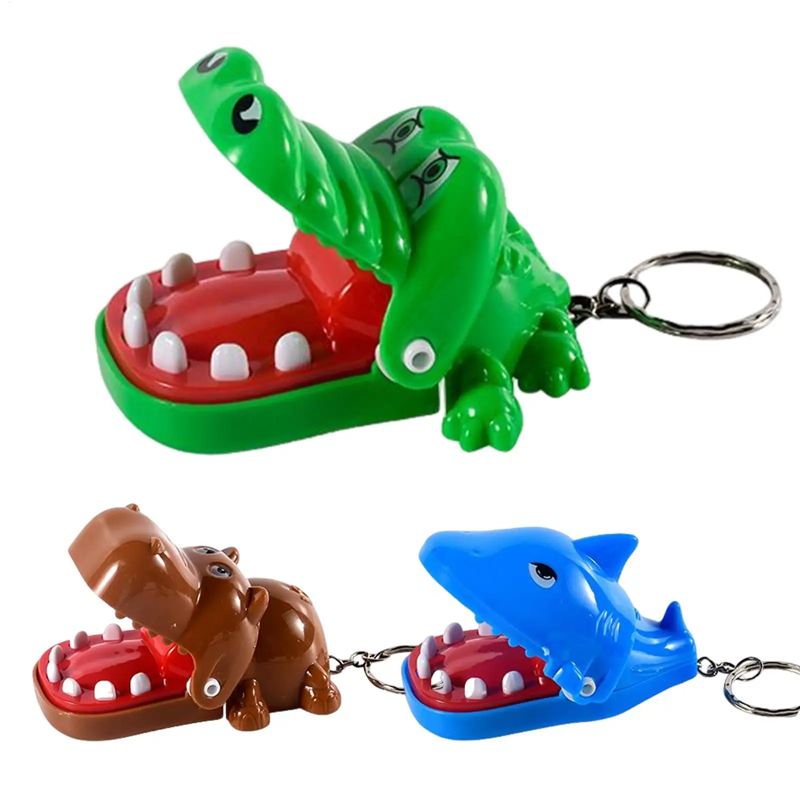 Crocodile Alligator Keychain Funny Animal Bag Charm With Open Mouth Cute Crocpendant For Purse Backpack Keys, Car Travel School