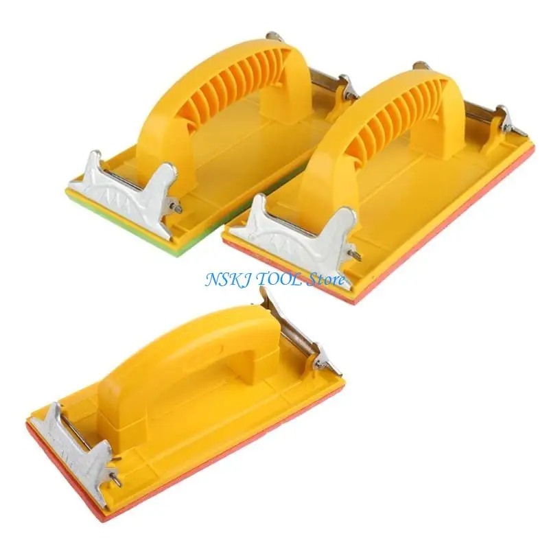 

L8RC Удобный держатель для наждачной бумаги с губкой/пластиковой ручкой 185x90 ​​мм