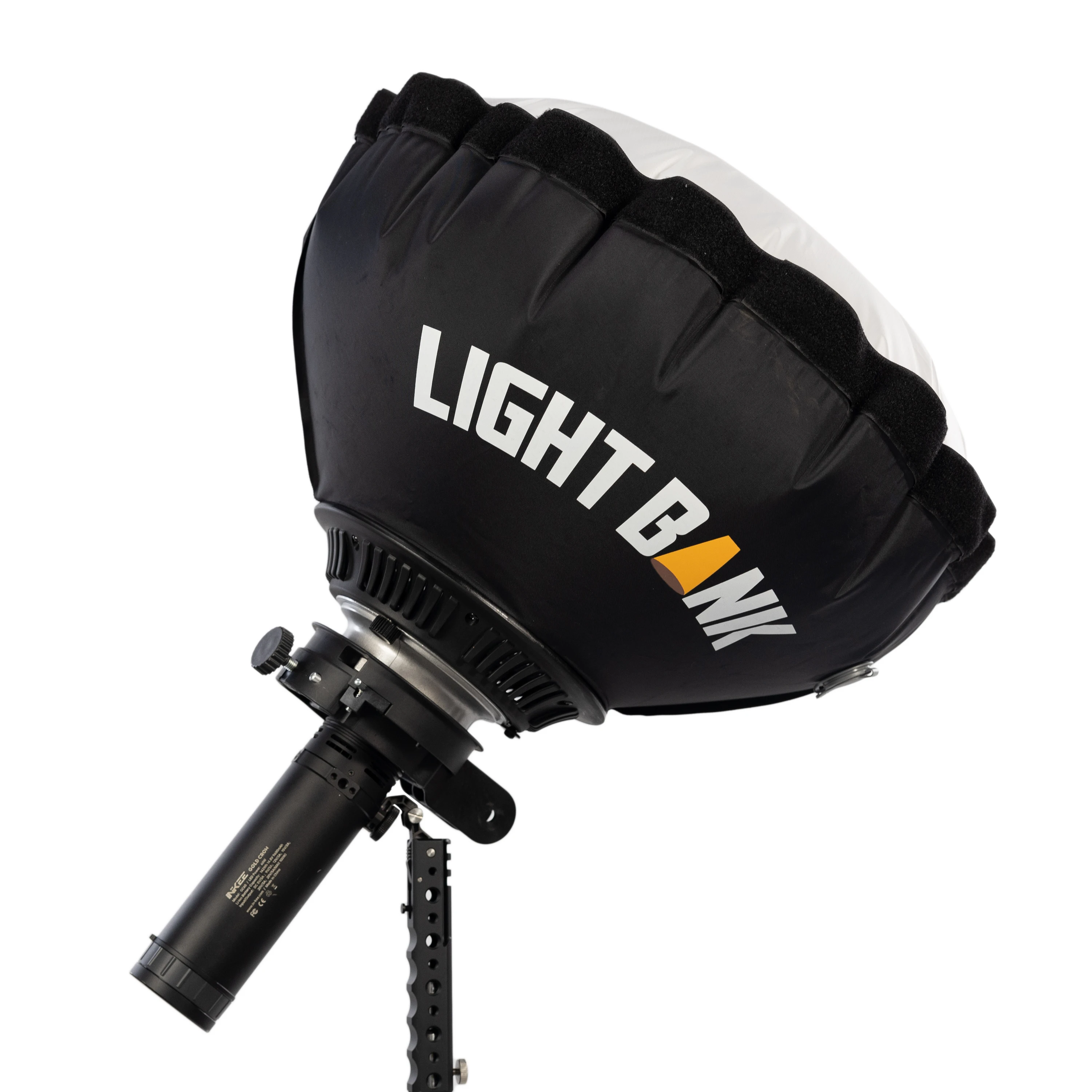 Flynoodle Air Tube Pro 60 فانوس قابل للنفخ سوفت بوكس لغطاء قياسي 135 مم لـ Nanlite ZHIYUN Godox INKEE LATZZ مصباح فيديو