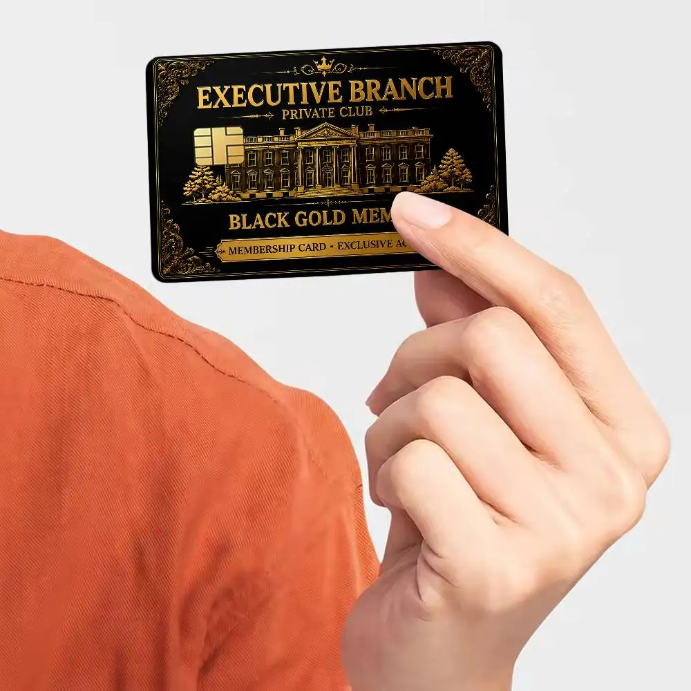 Black Gold Member VIP Bank Credit Cards Bus Pass Stickers Cool Decoration Waterproof 4PCS Card view 6