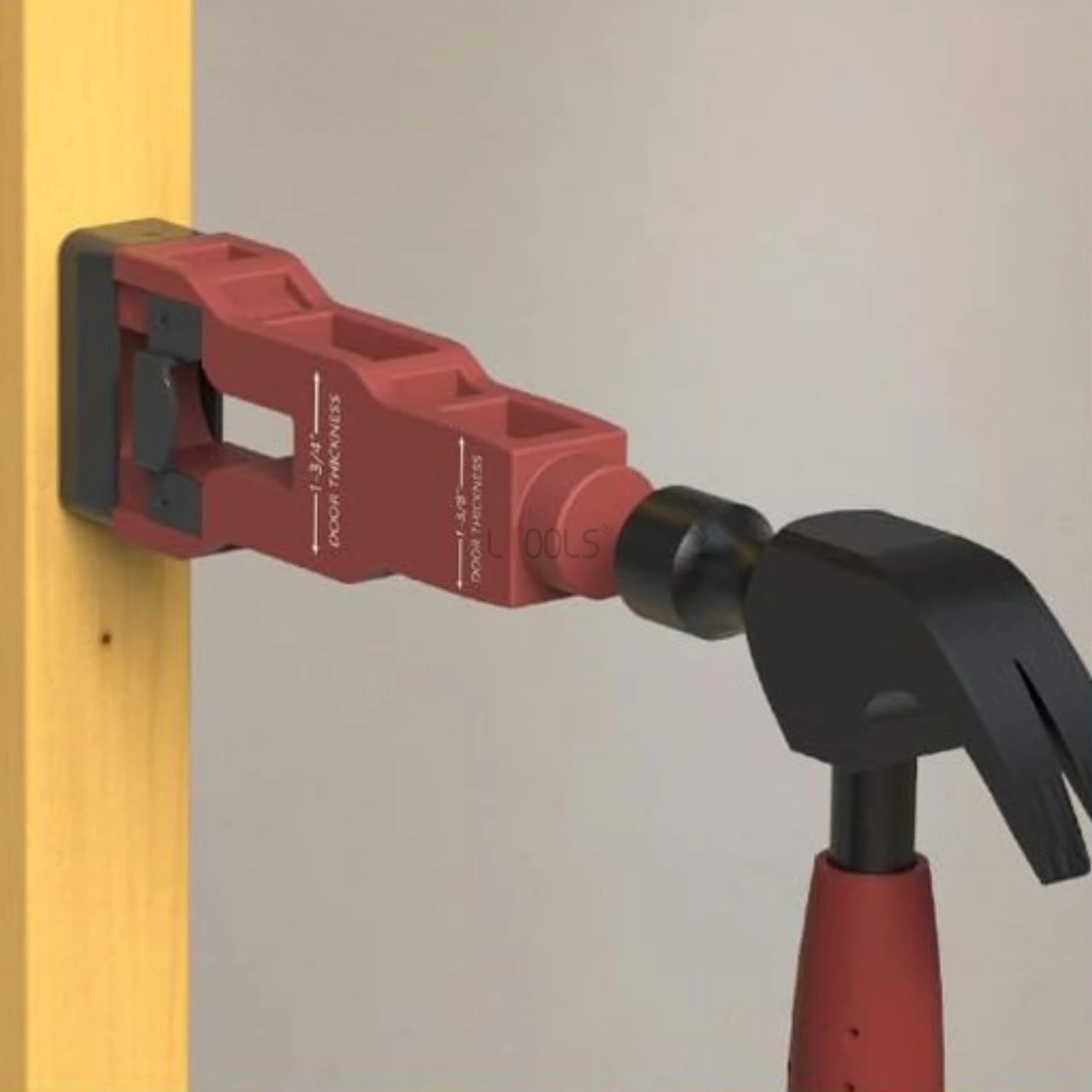 

Врезной инструмент для дверной защелки, автоматическое позиционирование, форма для обработки канавок, дверной замок с прорезями и стабильный локатор, деревообрабатывающие инструменты для установки