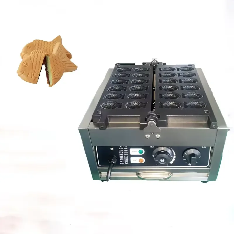 Commercial Electric Waffle Maker 110V 220V Snapper Iron Machine for Pancake Snack Gas Powered Baker Kitchen Equipment