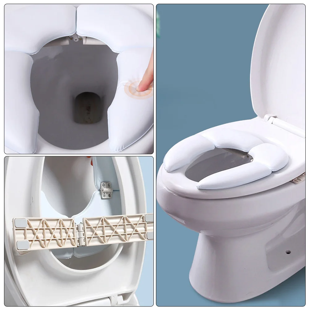 

1Pcs Kids Toilet Seat Training Pad Foldable Baby Potty Trainer Ring Lightweight Portable Toilet Training Seat Pad for Toddlers
