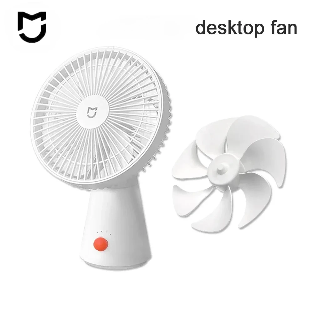 

Настольный вентилятор Mijia 2-в-1, портативный, с аккумулятором 4000 мАч, зарядка Type-C, 4 скорости, для дома и офиса
