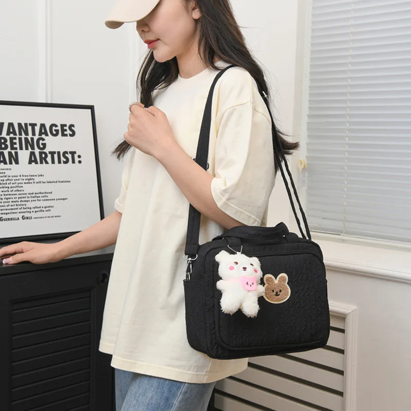 

Fashion Mommy Bag for Mom Travel Women Handbags Multi Functional Diaper Bag Baby Organizer Nappy Caddy Mother Kids
