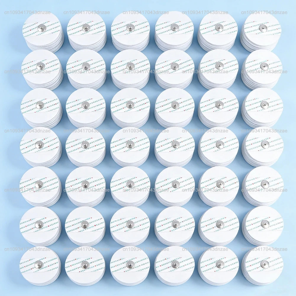 

500 шт. одноразовых медицинских аксессуаров для ЭКГ: электроды-патчи из нетканого материала для электрокардиографии