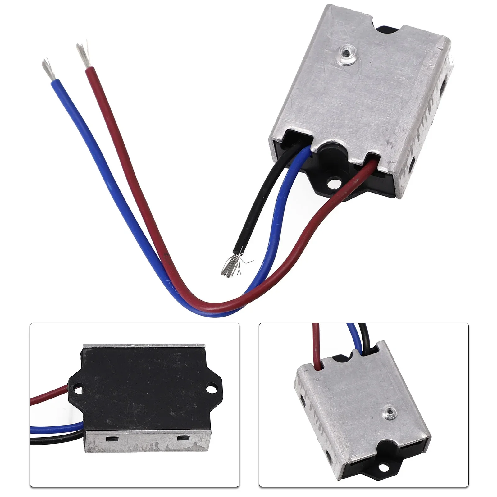 1 Pc Soft Start Switch For Angle Grinder Nylon+aluminum Power Tool W/ 3 Connecting Wires Current Limiter Cutting Machine