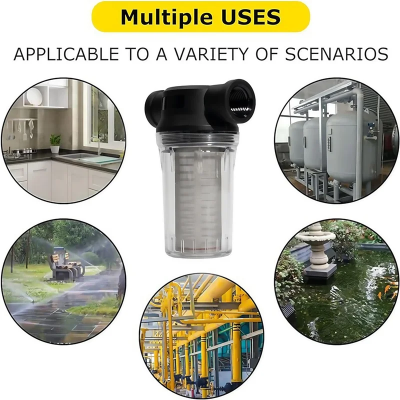 

ABMH-High Precision Reusable 80 Mesh Spin-Down Sediment For Water Filter For Water Tank Pre-Filtration System