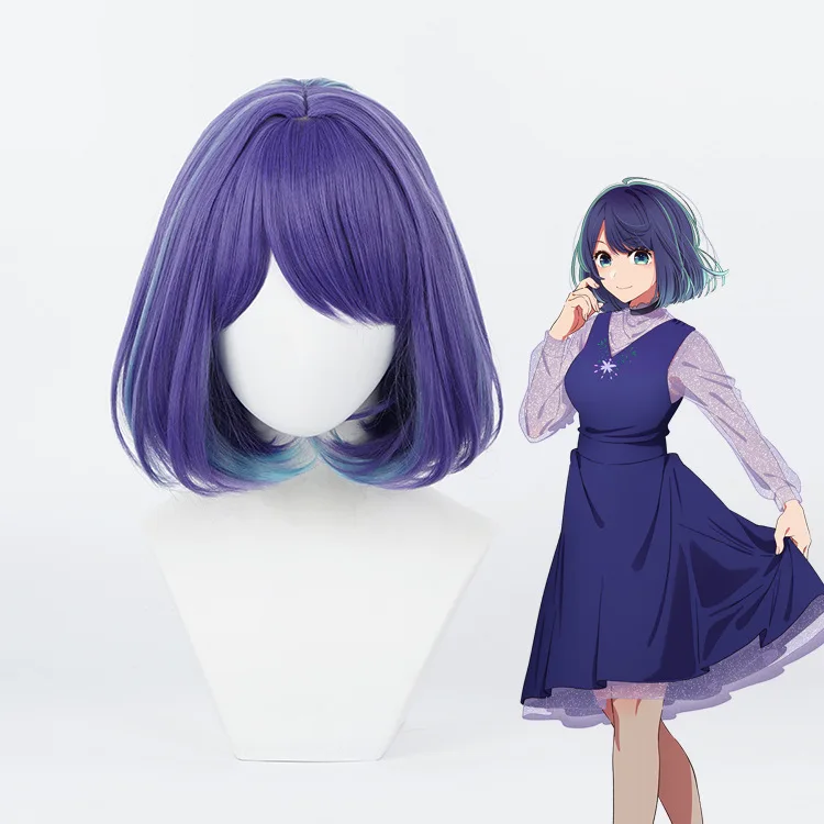 

I Push The Child Kurokawa Akane Kurokawa Akane Cos Wig Simulation Scalp Top Bobo Head Bobo Head 525F